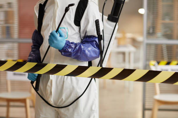 Professional Blood Cleanup technician working in Winnetoon, NE